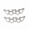 Non-Tarnish 201 Stainless Steel Pendants STAS-K251-092P-1