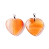 Natural Red Agate Pendants G-G956-B51-FF-2