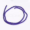 Opaque Solid Color Glass Bead Strands X-GLAA-F076-A05-2