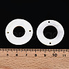 Natural Freshwater Shell Connector Charms SHEL-T020-20-4