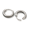 316 Surgical Stainless Steel Hoop Earrings EJEW-D096-23I-AS-2