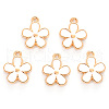 Alloy Enamel Charms X-ENAM-R059-02C-RS-1