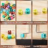 CRASPIRE 224Pcs 16 Colors Plastic Trouser Hanger Size Markers KY-CP0001-12-6
