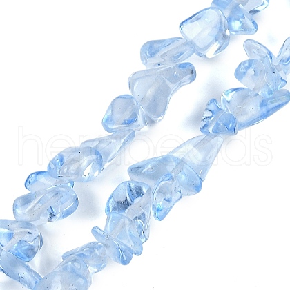 Transparent Glass Beads Strands GLAA-Z009-01D-1