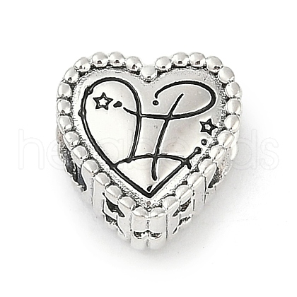 925 Sterling Silver European Beads STER-R005-02AS-03-1