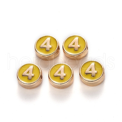 Alloy Enamel Beads ENAM-R055-04-04-RS-1