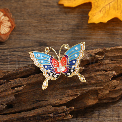 Retro Butterfly Enamel Pins PW-WG79601-01-1