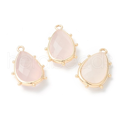 Natural Rose Quartz Pendants G-B009-02G-A-1