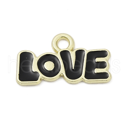 Valentine's Day Alloy Enamel Pandants PALLOY-V001-06G-1