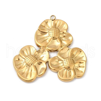 304 Stainless Steel Pendants STAS-C121-44G-G-1