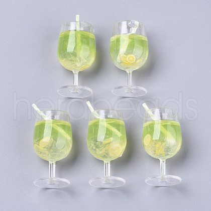 Acrylic Goblet Pendants CRES-S359-22E-1