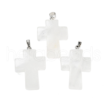 Natural Quartz Crystal Pendants G-A231-02B-1