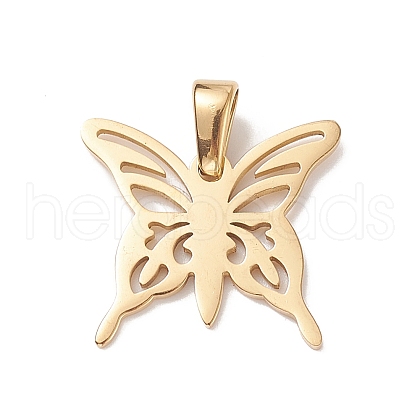 304 Stainless Steel Pendants STAS-I135-32G-01-1