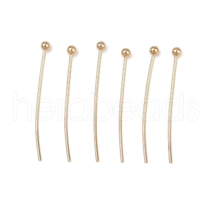 Brass Ball Head Pins KK-P309-03G-1