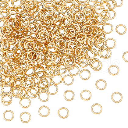 Unicraftale 300Pcs 304 Stainless Steel Open Jump Rings STAS-UN0058-56G-01-1