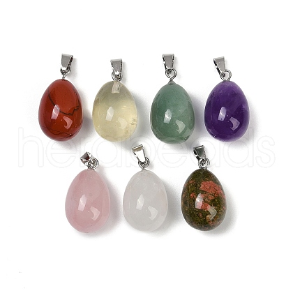 Natural Mixed Gemstone Pendants G-U018-01P-A-1