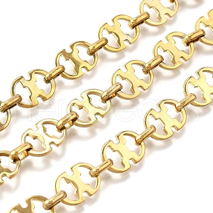 Ion Plating(IP) 304 Stainless Steel Oval Link Chains CHS-S012-24G-1
