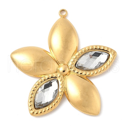 304 Stainless Steel Pendants STAS-F319-05G-04-1