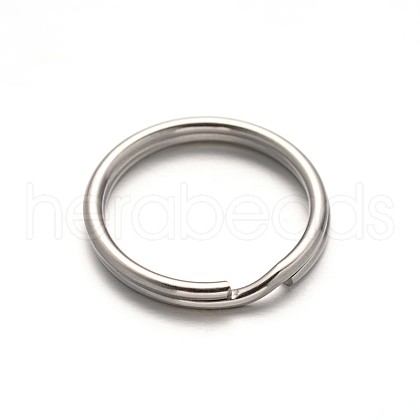 Tarnish Resistant 304 Stainless Steel Split Key Rings X-STAS-M216-10-1