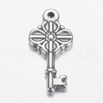 Tarnish Resistant 304 Stainless Steel Pendants STAS-G108-15-1