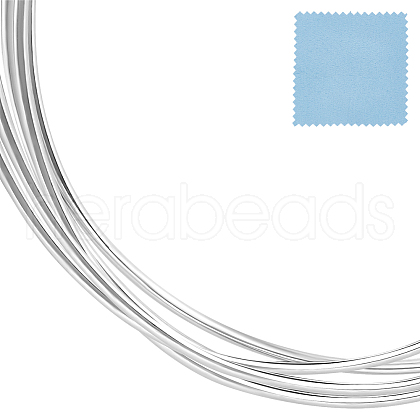 Beebeecraft 0.5M Dead Soft 925 Sterling Silver Wire STER-BBC0006-37-1