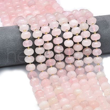 Natural Rose Quartz Beads Strands G-P573-B16-01-1