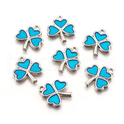 Alloy Enamel Pendants ENAM-P063-3-1