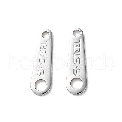 304 Stainless Steel Charms STAS-V007-03A-P-1
