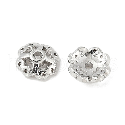 Brass Bead Caps KK-V015-03P-1