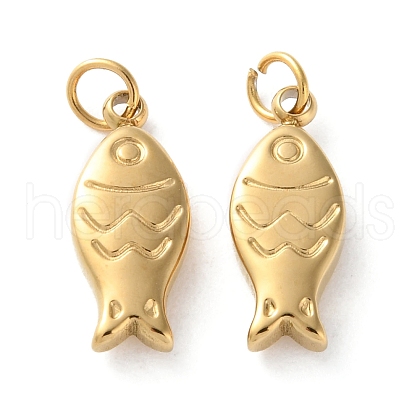 Ion Plating(IP) 304 Stainless Steel Charms STAS-Q333-11G-1