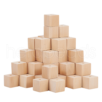 Natural Wood Beads WOOD-PH0008-98-1