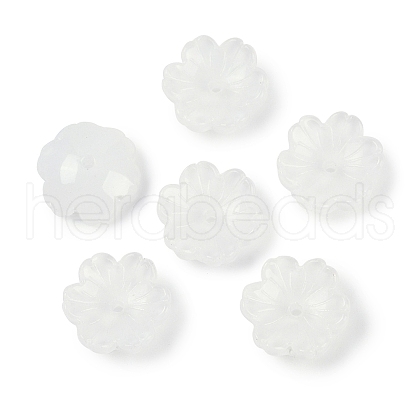 Transparent Spray Paint Glass Beads GLAA-H035-04A-1