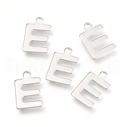 201 Stainless Steel Charms STAS-C021-06P-E-1