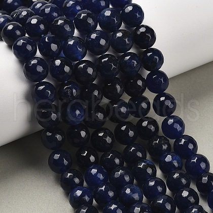 Natural White Jade Bead Strands G-R346-10mm-04-1