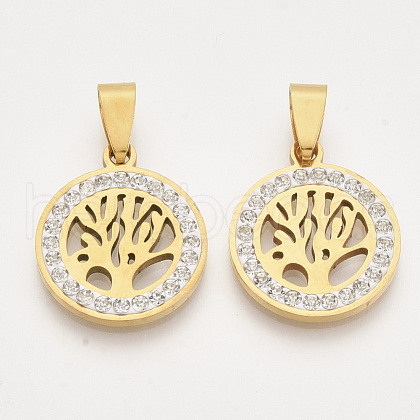 201 Stainless Steel Pendants STAS-N089-85G-1