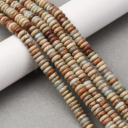 Natural Aqua Terra Jasper Beads Strands G-L624-H03-6x2mm-1