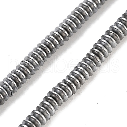 Electroplated Synthetic Non-magnetic Hematite Beads Strands G-P545-A01-01B-1