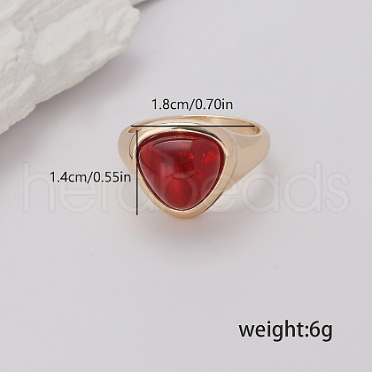 Heart Alloy Finger Rings for Women Party Accessory Gift BY9715-3-1