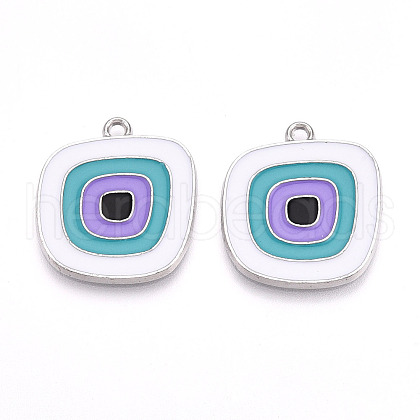 Alloy Enamel Pendants ENAM-T020-102-1