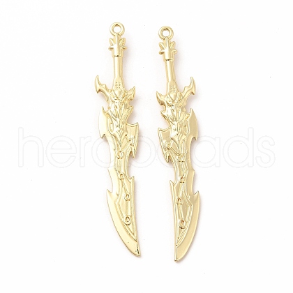 Rack Plating Alloy Big Pendants X-PALLOY-E025-30G-1
