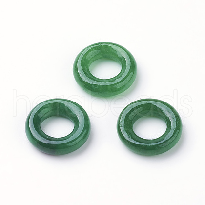 Natural Jade Charms G-E418-34-1
