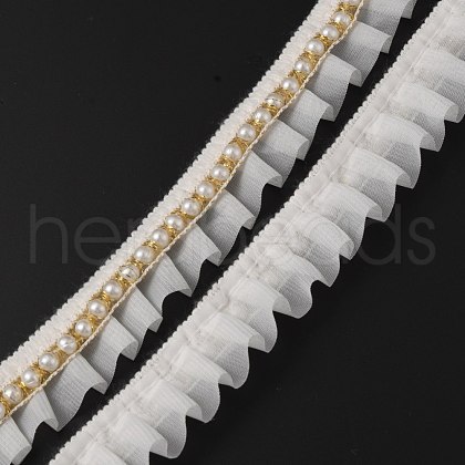 Elastic Chinlon Lace Trim EW-WH0013-21-1