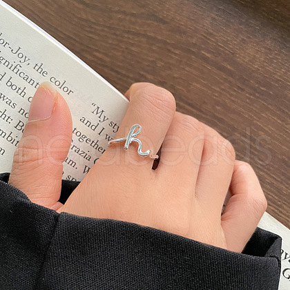 S925 Stainless Steel Cuff Rings for Women FS-WG79458-04-1