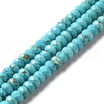 Natural Howlite Beads Strands G-C025-10A-1