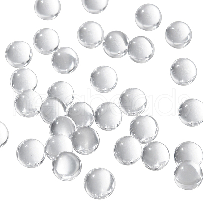  100Pcs Natural Quartz Sphere Beads G-NB0005-51C-1