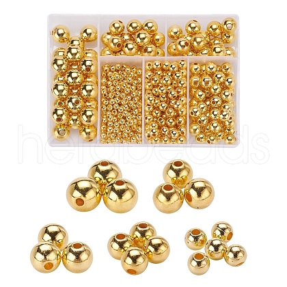 497Pcs 5 Style ABS Plastic Beads OACR-YW0001-10A-1