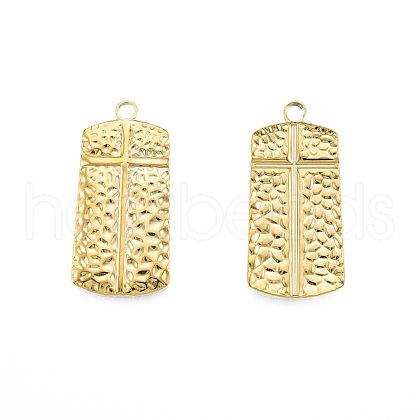 Ion Plating(IP) 201 Stainless Steel Pendants STAS-N098-235LG-1