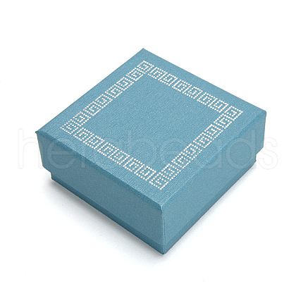 Square Paper Jewelry Set Boxes PW-WG49103-01-1