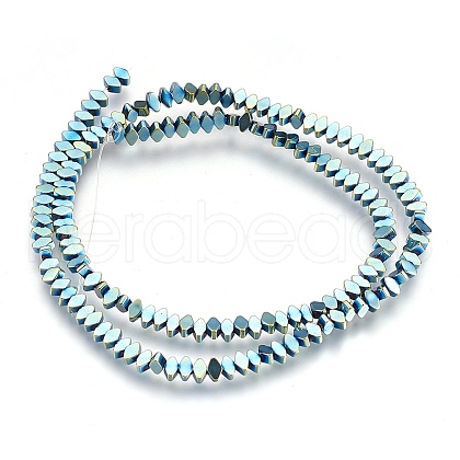 Electroplate Non-magnetic Synthetic Hematite Bead Strands G-I208-18-G-S-1