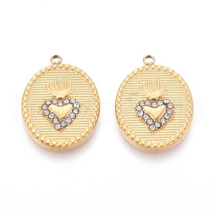 304 Stainless Steel Pendants STAS-N109-188G-1